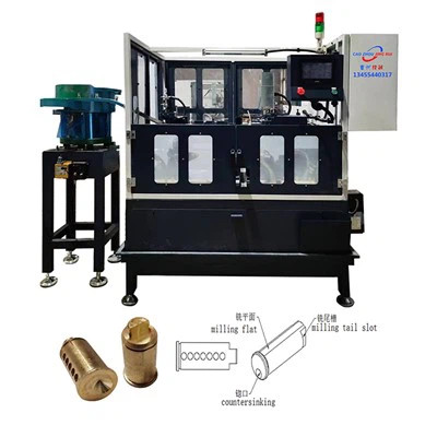 Mașină combinată de frezat dopuri cilindrice